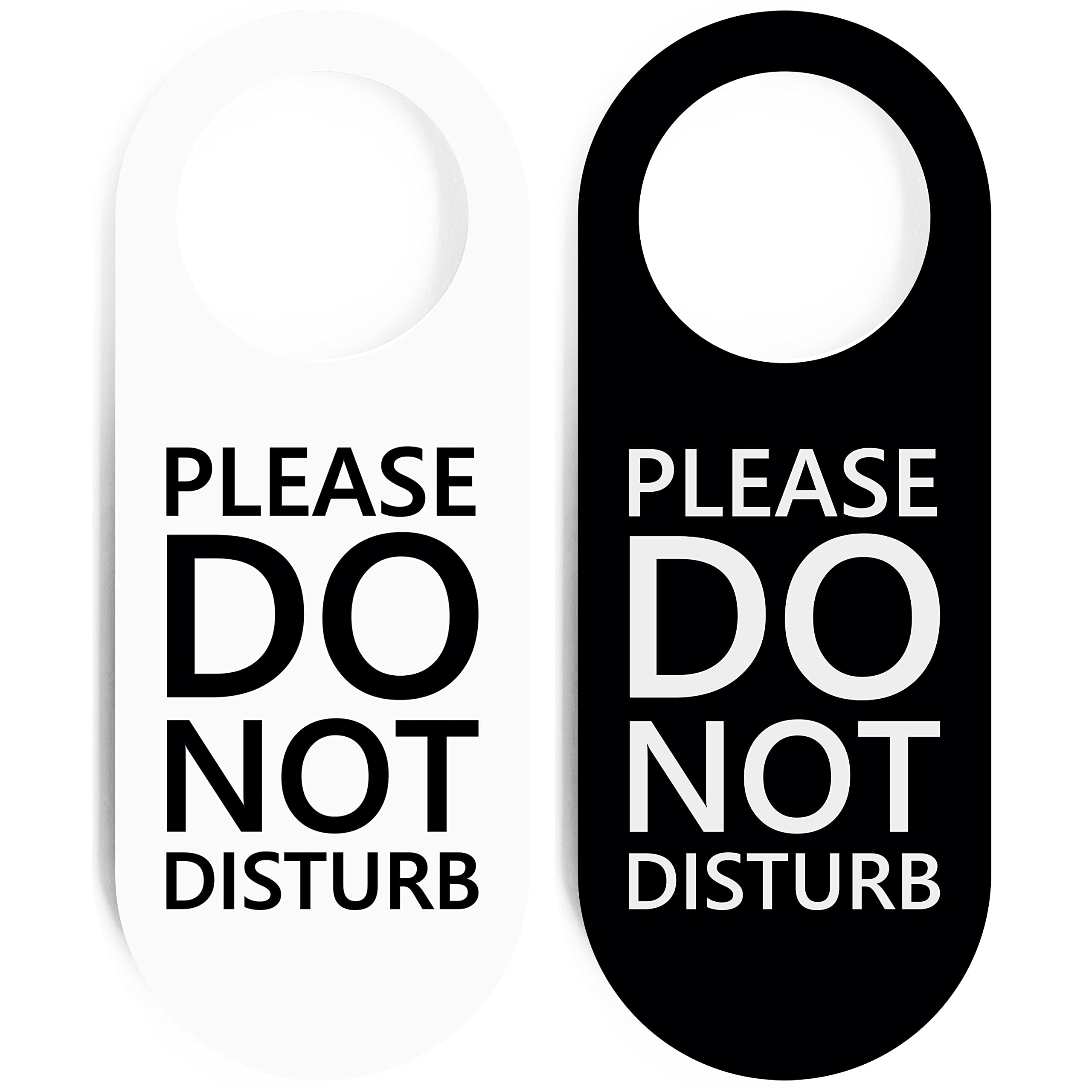 A closed office door with a Do Not Disturb sign