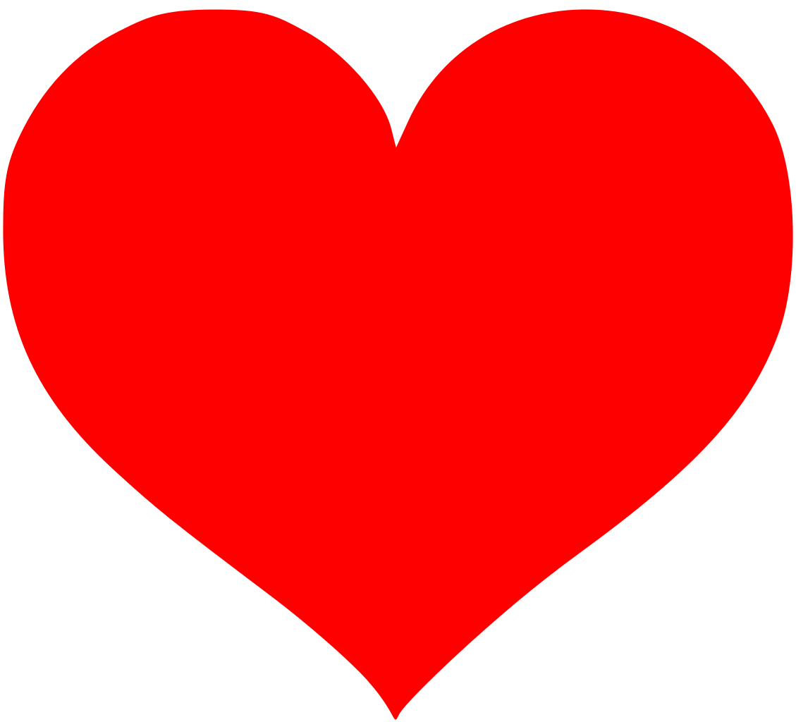 A heart symbolizing love