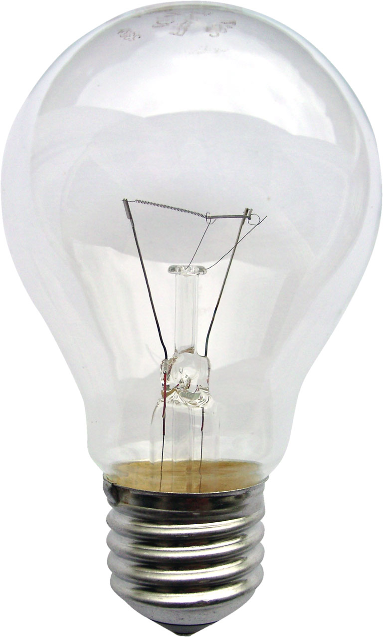 A light bulb.