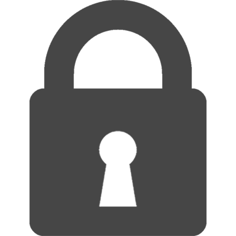 A padlock icon.