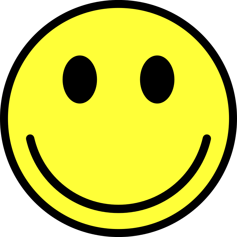 A smiley face icon