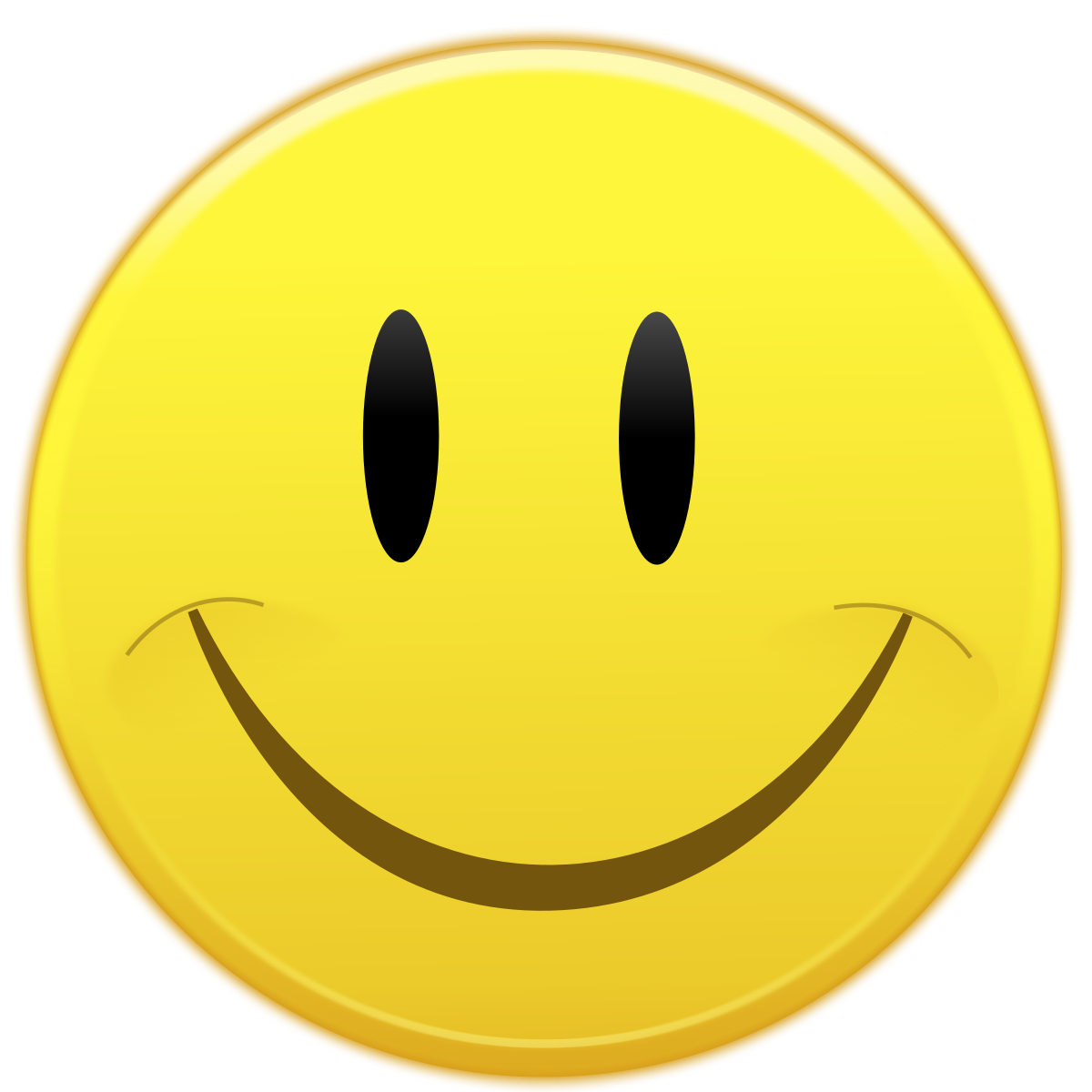 A smiling emoji.