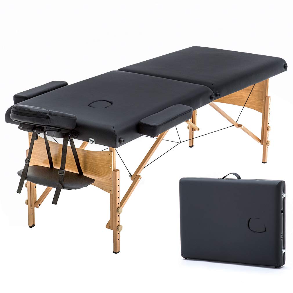 A spa or massage table