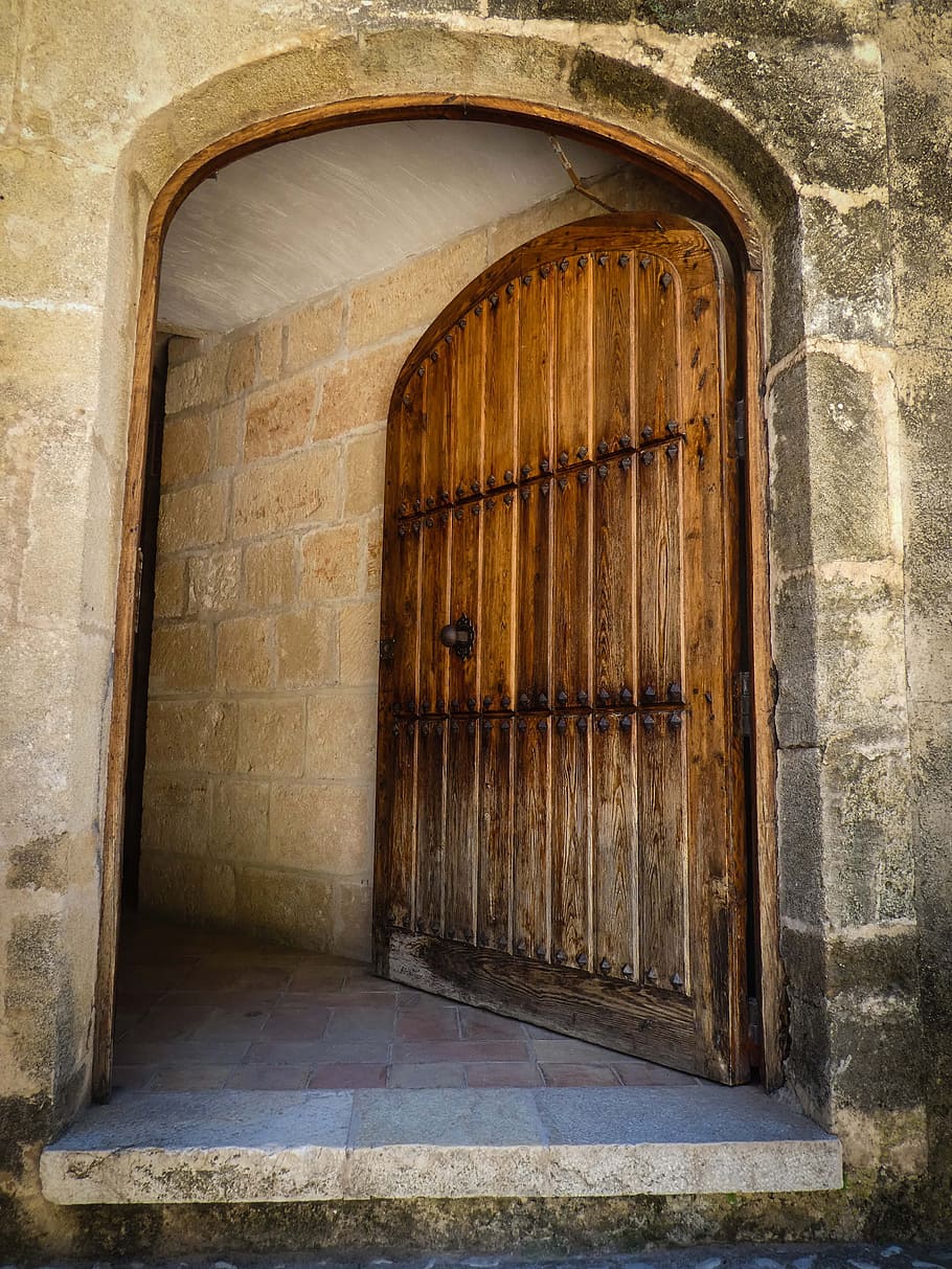 An open door