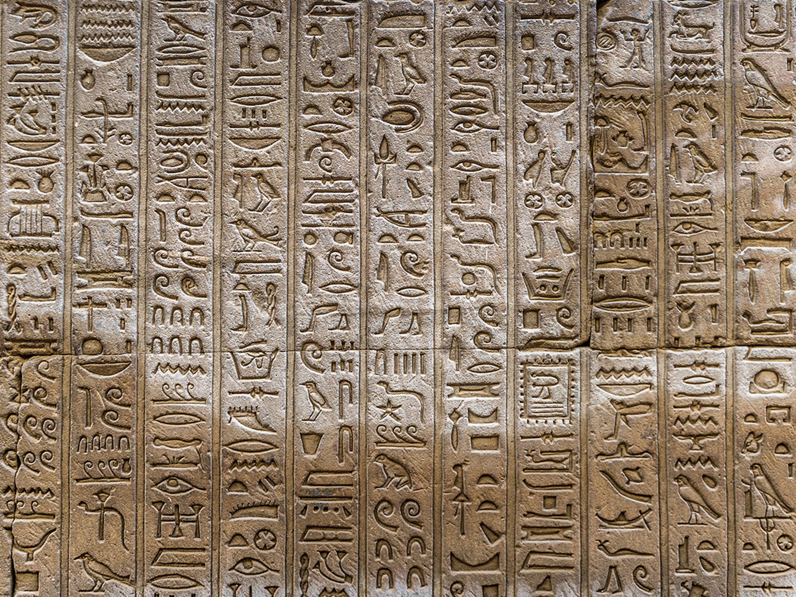Ancient hieroglyphics