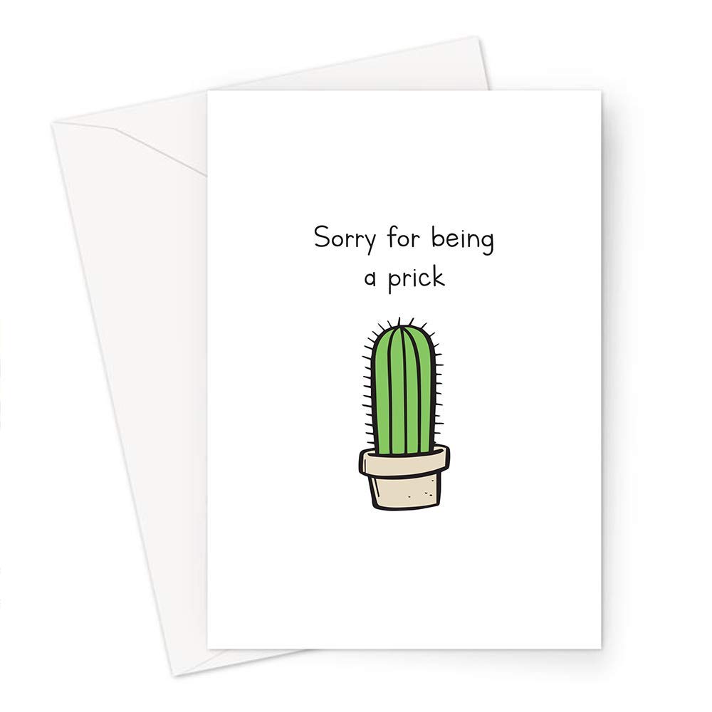 Apology card