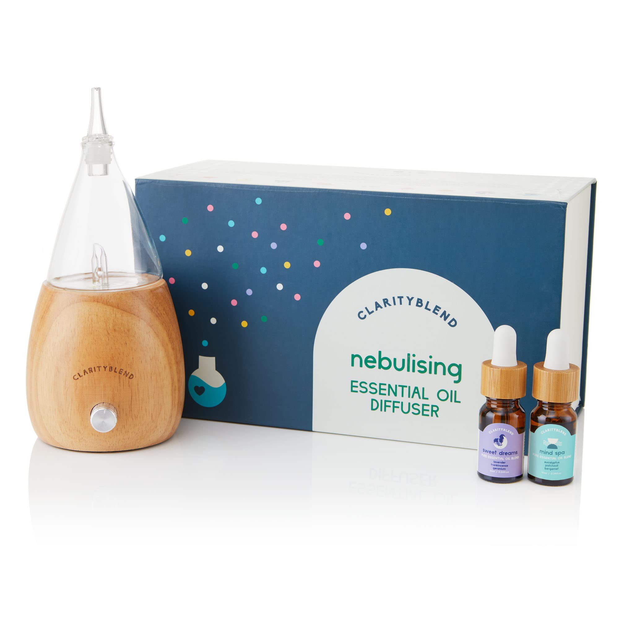 Aromatherapy diffuser with calming essential oils