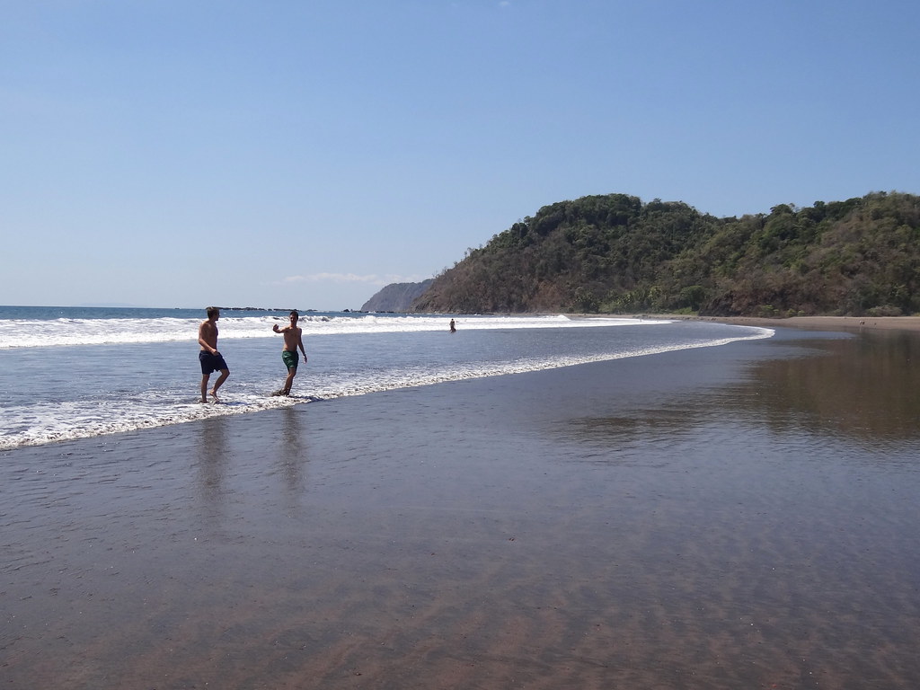 Beach scene in Costa Rica.