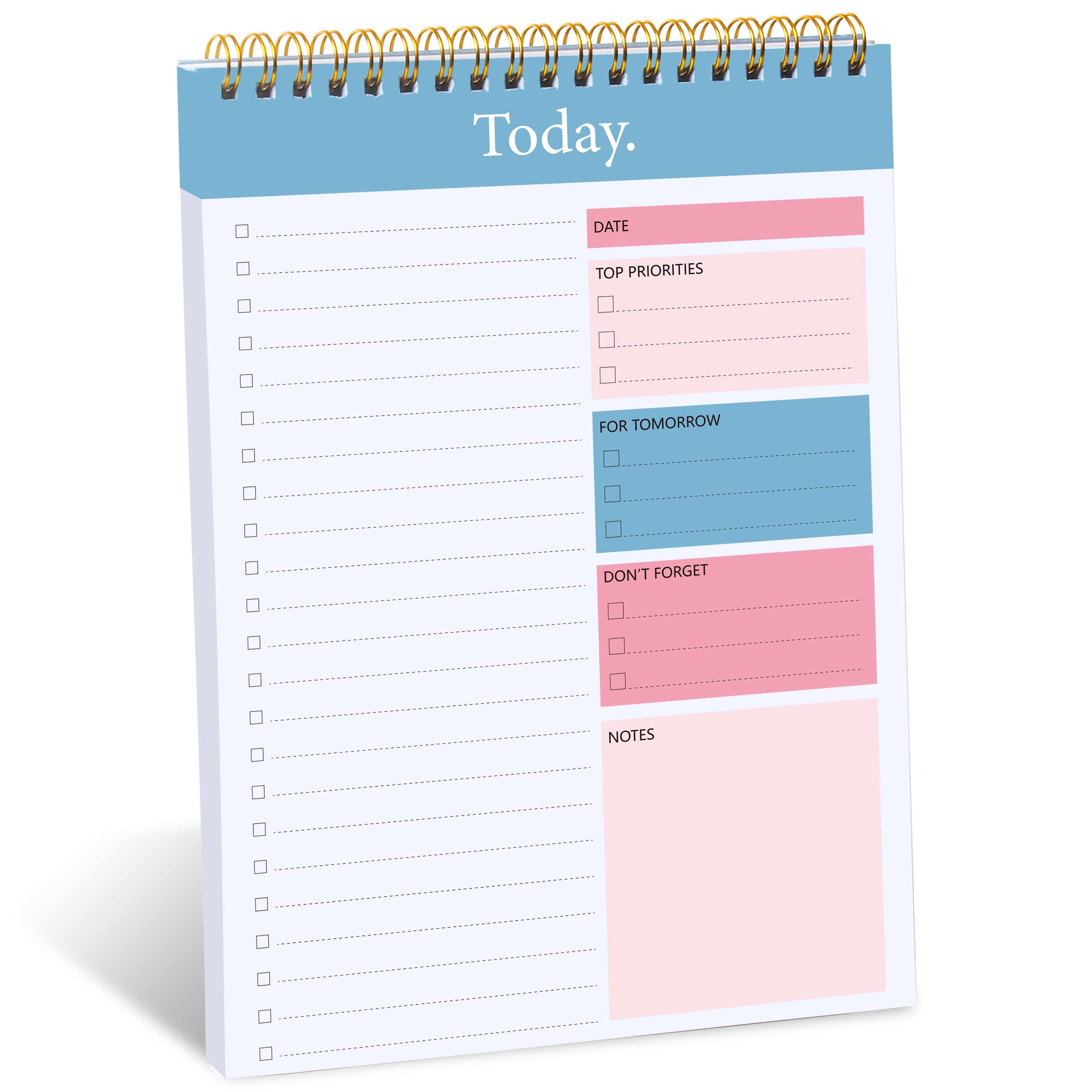 Daily planner or to-do list