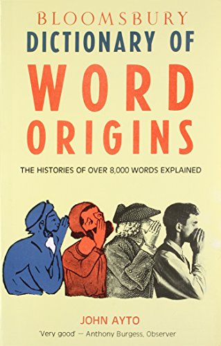 Dictionary page showing word origins