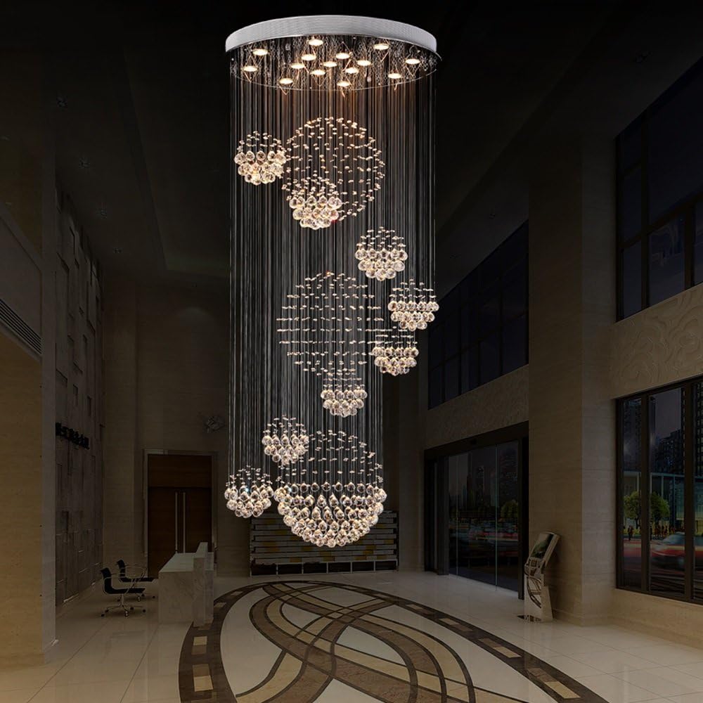 Elegant chandelier with multiple light bulbs