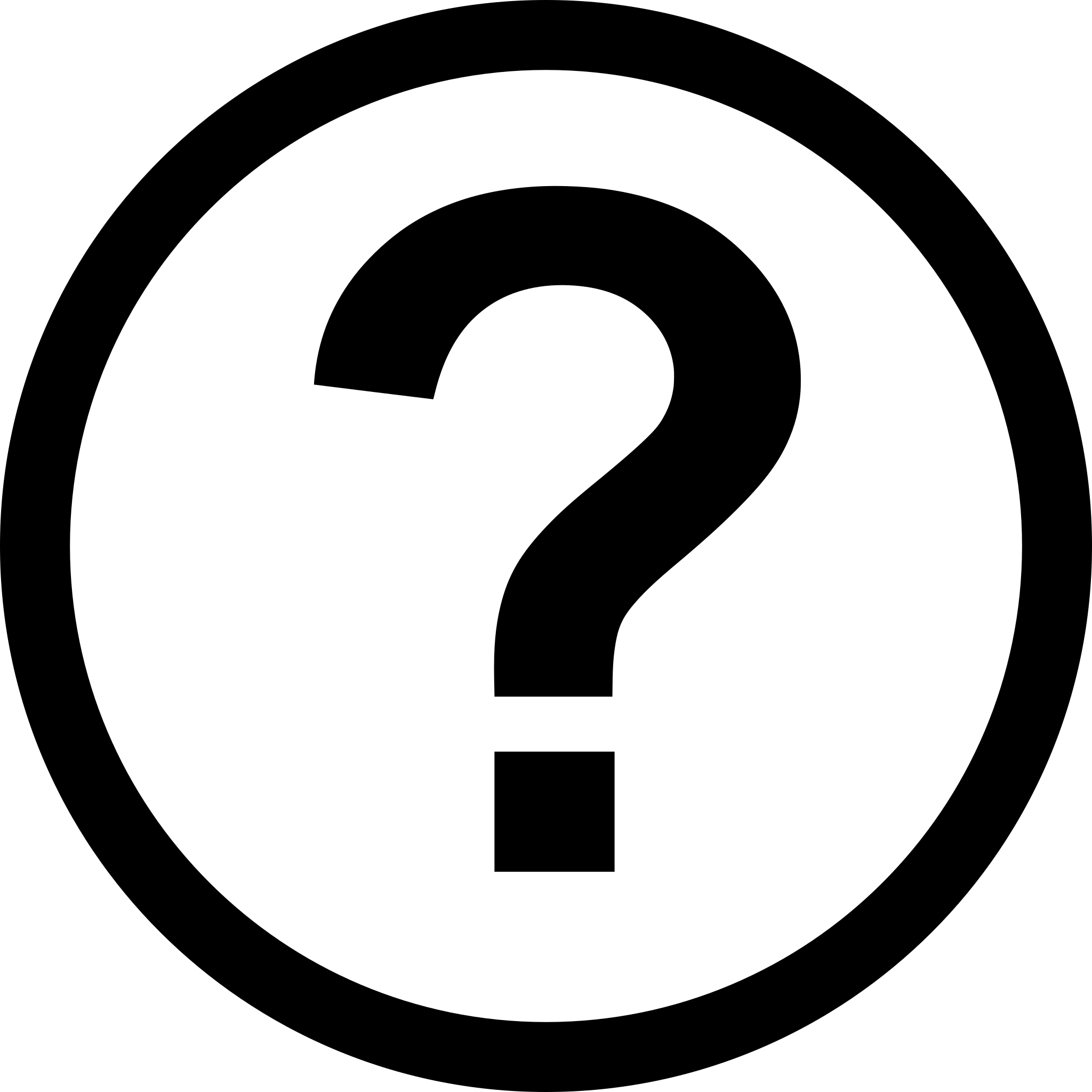FAQ icon or question mark symbol