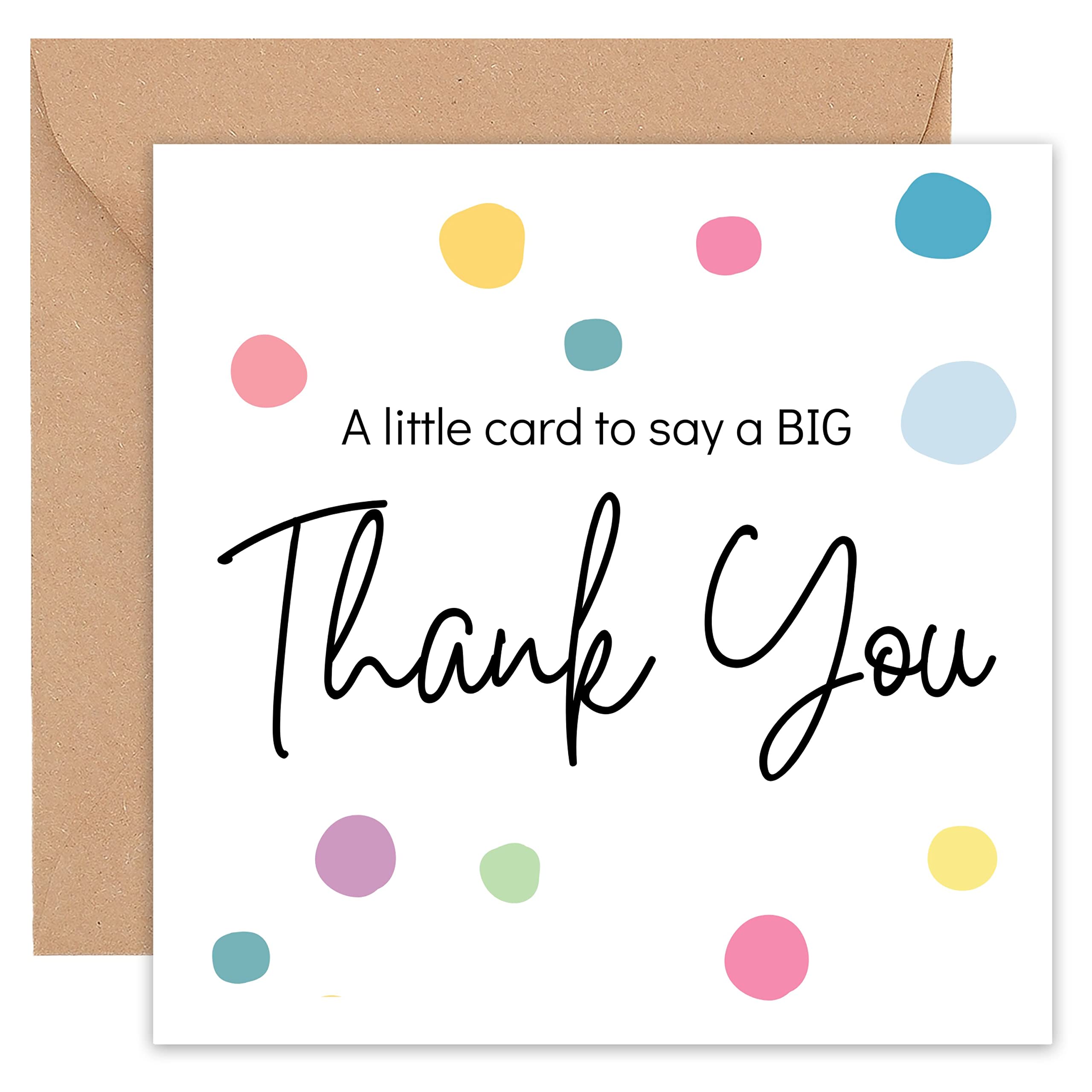 Image of a thank you card