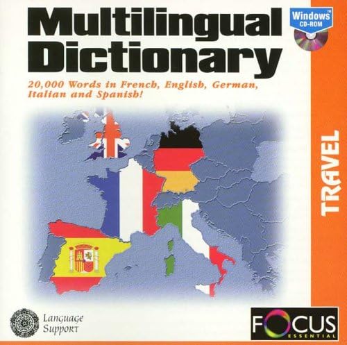 Multilingual dictionary pages