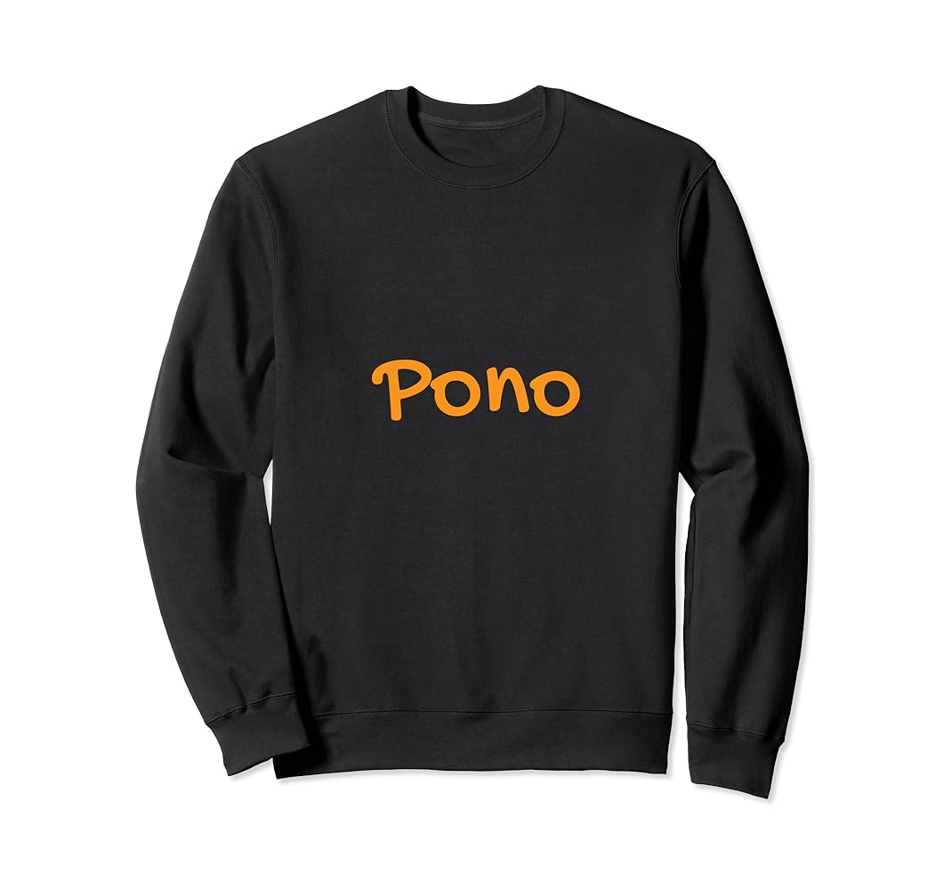 Pono logo with Hawaiian words